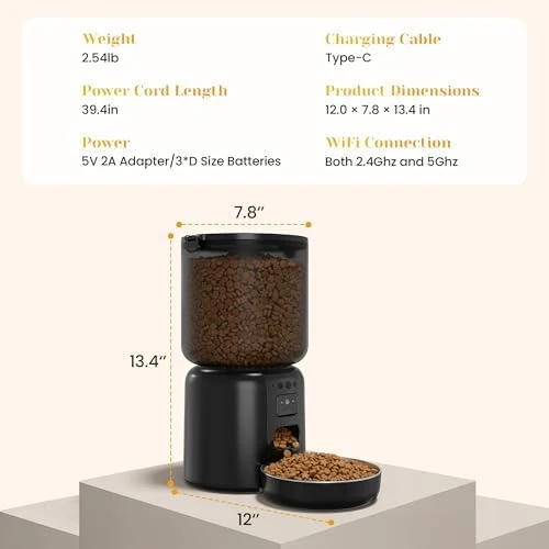 Automatic Cat Feeder with Camera — Automatic Pet Feeder, FansaFurn