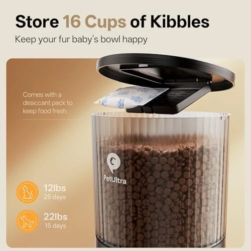 Automatic Cat Feeder with WiFi and App Control — Automatic Pet Feeder, PETULTRA