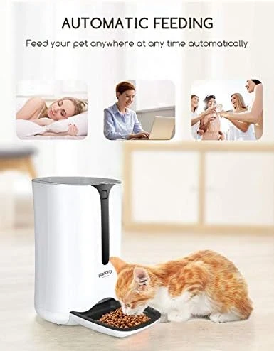 Automatic Cat Feeder — Automatic Pet Feeder, MAXKU