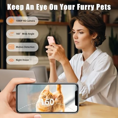 Automatic Cat Feeders with 1080P HD Camera — Automatic Pet Feeder, Podazz