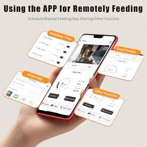 Automatic Cat Feeders with 1080P HD Camera — Automatic Pet Feeder, Podazz