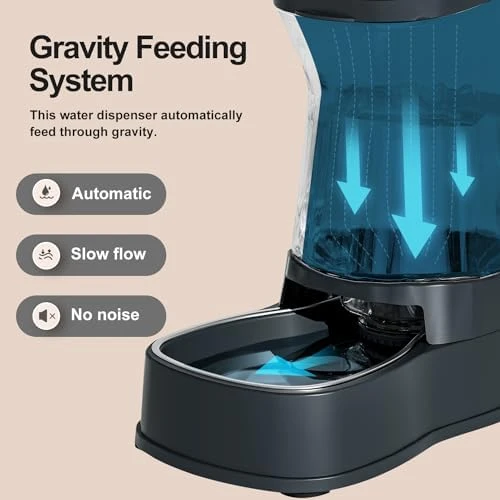Automatic Dog Water Dispenser & Food Feeder Set — Automatic Pet Feeder, Gardner Pet