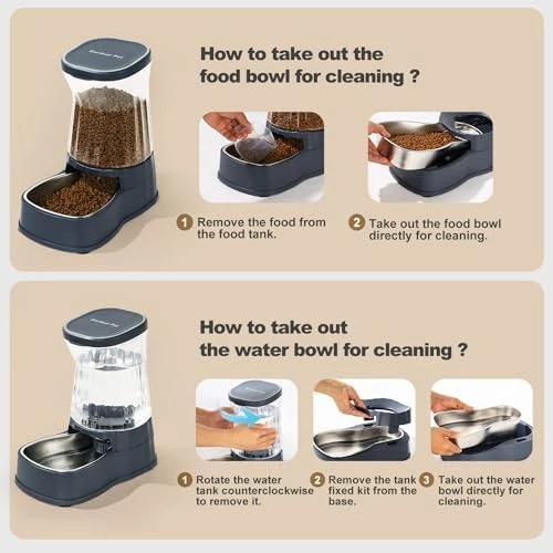 Automatic Dog Water Dispenser & Food Feeder Set — Automatic Pet Feeder, Gardner Pet