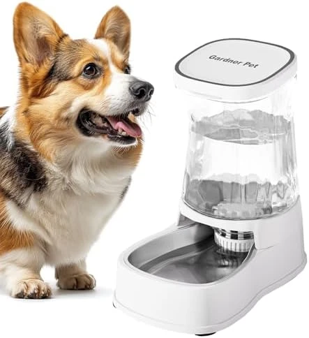 Automatic Dog Water Dispenser & Food Feeder Set — Automatic Pet Feeder, Gardner Pet