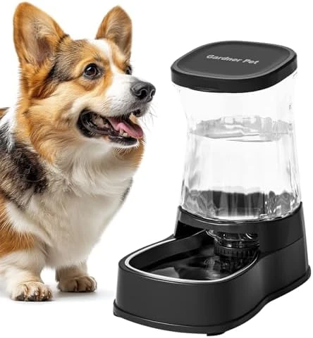 Automatic Dog Water Dispenser & Food Feeder Set — Automatic Pet Feeder, Gardner Pet