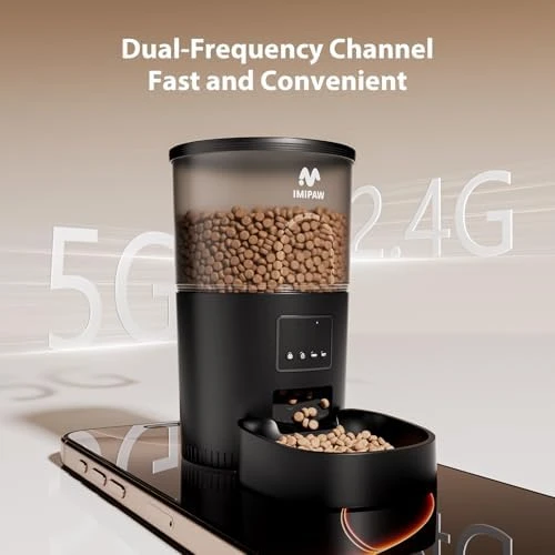 Automatic Feeder and Water Dispenser Combo — Automatic Pet Feeder, IMIPAW