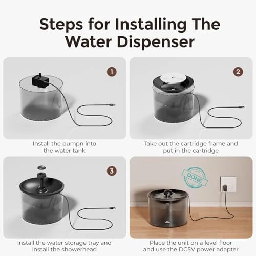 Automatic Feeder and Water Dispenser Combo — Automatic Pet Feeder, IMIPAW