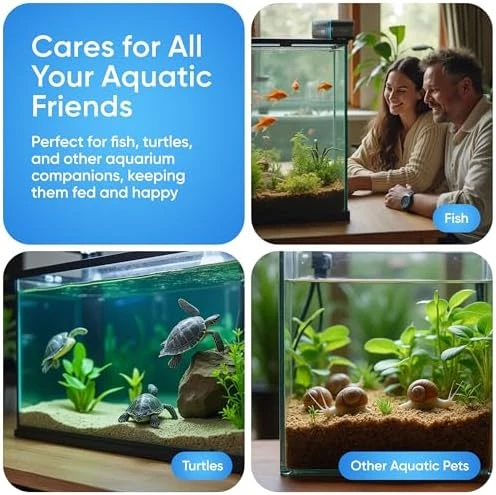 Automatic Fish Feeder for Aquarium — Automatic Pet Feeder, FISHNOSH