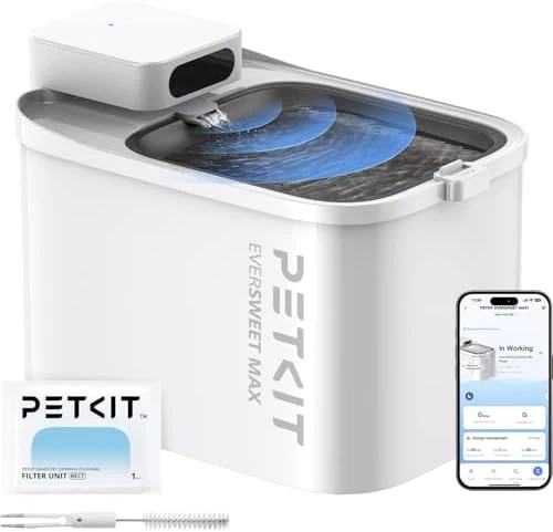 Cordless Cat Water Fountain with Motion Sensor — Cat Water Fountain, PETKIT