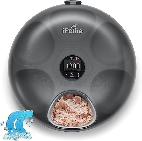 Donut Frost 6 Meal Cordless Automatic Pet Feeder — Automatic Pet Feeder, iPettie