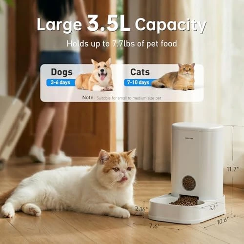 Gravity Cat Feeder, Dog Food Dispenser — Automatic Pet Feeder, PAWGETHER