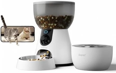 Smart Automatic Cat Feeder and Water Fountain — Automatic Pet Feeder, ARENTI