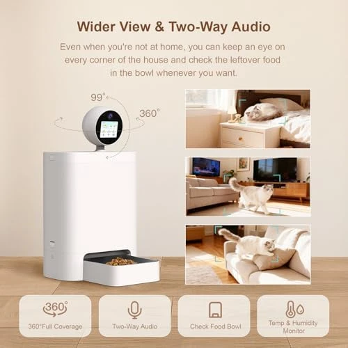 Smart Pet Feeder with Camera — Automatic Pet Feeder, Zoiydals