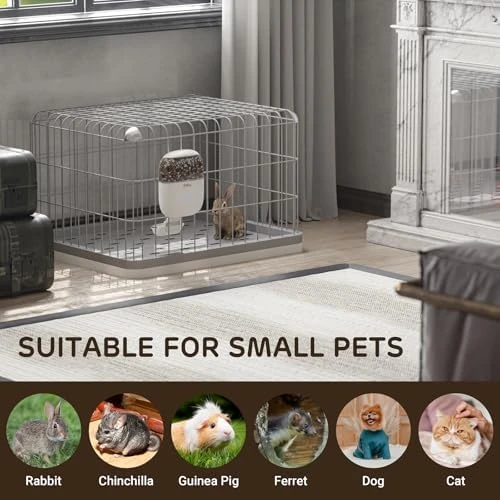 Smart WiFi Hanging Cage Feeder for Rabbits, Cats, Dogs & Hamsters — Automatic Pet Feeder, iPettie