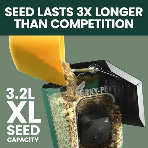 Solar Powered Smart Bird Feeder with Camera — Smart Bird Feeder, Perky-Pet
