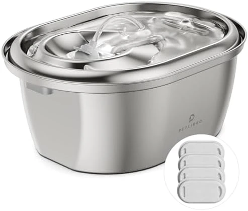 Stainless Steel Cat Water Fountain — Cat Water Fountain, PETLIBRO