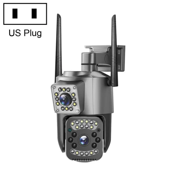 Dual Lens Panoramic Surveillance HD WiFi Camera — Security Camera, V380