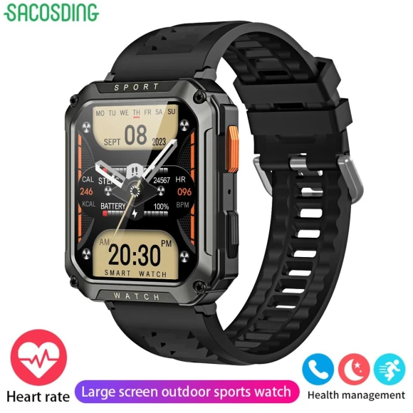 Military Bluetooth Smart Watch — Smart Watch, SACOSDING