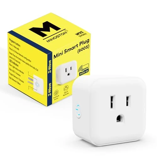 Mini Z-Wave Smart Plug with Range Extender — Smart Plug, Minoston