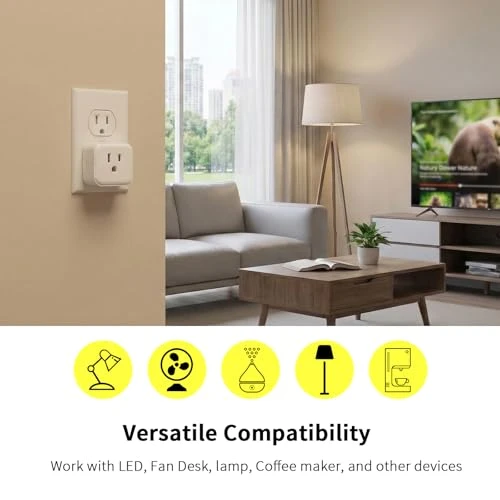 Mini Z-Wave Smart Plug with Range Extender — Smart Plug, Minoston