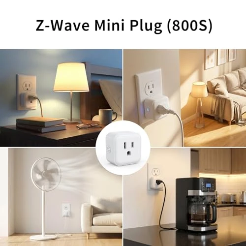 Mini Z-Wave Smart Plug with Range Extender — Smart Plug, Minoston