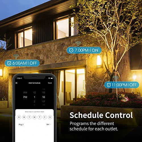 Outdoor Smart Plug with 2 Sockets — Smart Plug, junlit