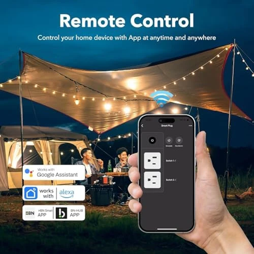 Outdoor Smart WiFi Plug — Smart Plug, HBN