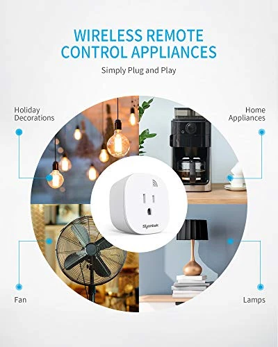 Remote Control Outlet Wireless Light Switch Kit — Smart Plug, Syantek