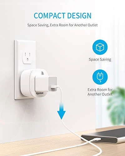 Remote Control Outlet Wireless Light Switch Kit — Smart Plug, Syantek