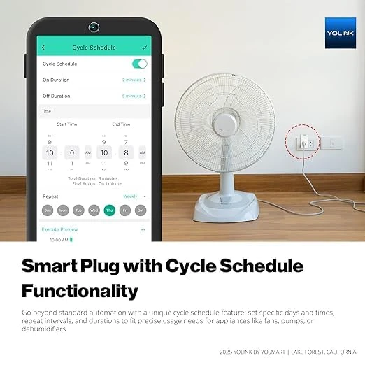 Smart Energy Plug 15A — Smart Plug, YoLink