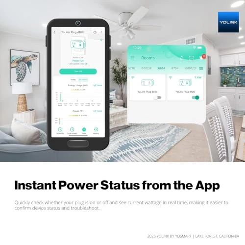 Smart Energy Plug 15A — Smart Plug, YoLink
