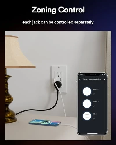 Smart In-Wall Outlet with USB Ports — Smart Plug, iLintek