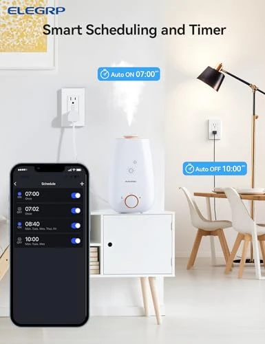 Smart Plug, Smart In-Wall Outlet with Energy Monitoring — Smart Plug, ELEGRP