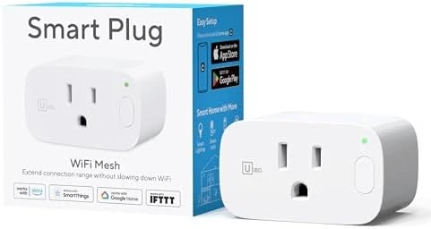 Smart Plug, Wi-Fi Mesh Outlet, 15A Ultra Efficient Smart Plug — Smart Plug, U-tec
