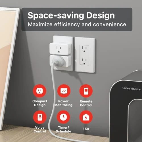 ZigBee Smart Plug 4 Pack with Real-time Energy Monitoring — Smart Plug, THIRDREALITY