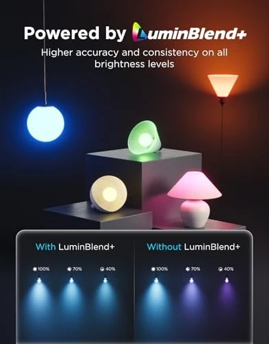1600 Lumens Smart Light Bulbs 2-Pack — Smart Light Bulb, Govee