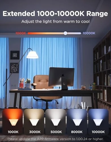 1600 Lumens Smart Light Bulbs 2-Pack — Smart Light Bulb, Govee