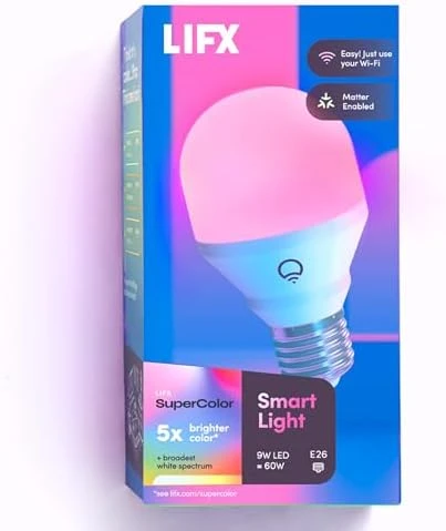 Color A19 Smart LED Light Bulb — Smart Light Bulb, LIFX