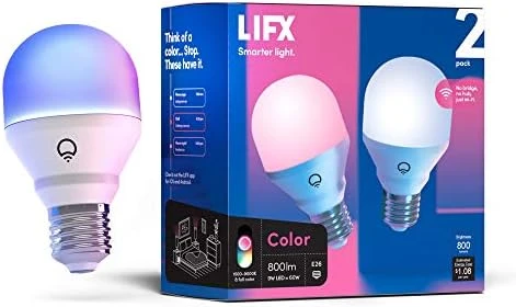 Color A19 Smart LED Light Bulb — Smart Light Bulb, LIFX