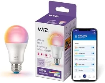 Connected 100W A19 LED Smart Light Bulbs Color - E26 Smart Bulb — Smart Light Bulb, WiZ Connected