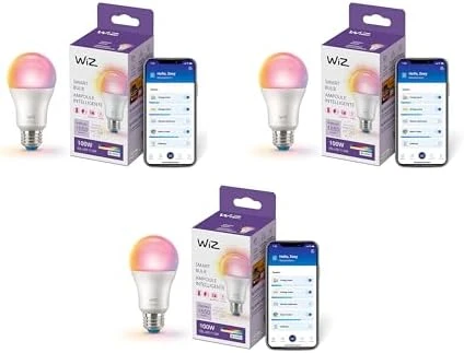 Connected 100W A19 LED Smart Light Bulbs Color - E26 Smart Bulb — Smart Light Bulb, WiZ Connected