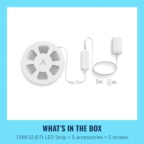 Connected 32.8 ft LED Light Strip — LED Strip Lights, WiZ Connected