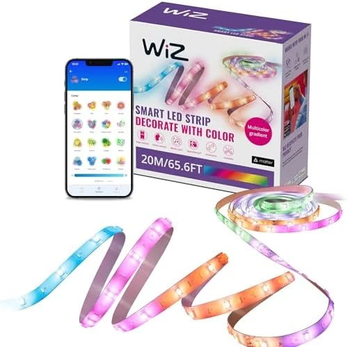 Connected 32.8 ft LED Light Strip — LED Strip Lights, WiZ Connected