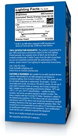 Connected Max Smart LED Bulb A19 60W Tunable White + Color Changing — Smart Light Bulb, Cree Lighting