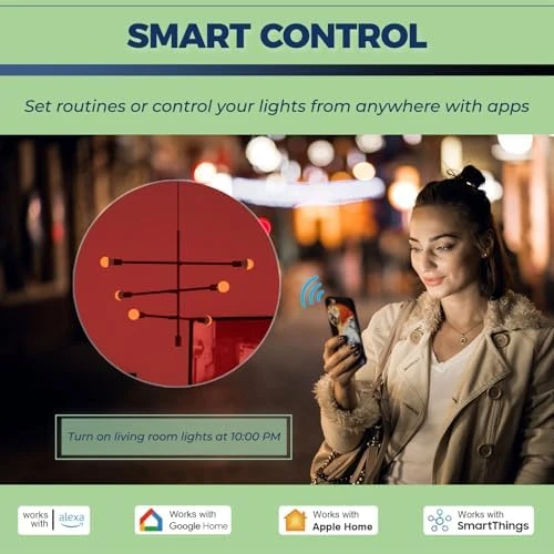 E12 Matter Smart Light Bulbs 4-Pack — Smart Light Bulb, Lightinginside