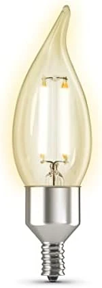 Flame Tip Filament Chandelier LED Smart Light Bulb — Smart Light Bulb, Feit Electric