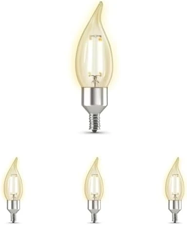 Flame Tip Filament Chandelier LED Smart Light Bulb — Smart Light Bulb, Feit Electric
