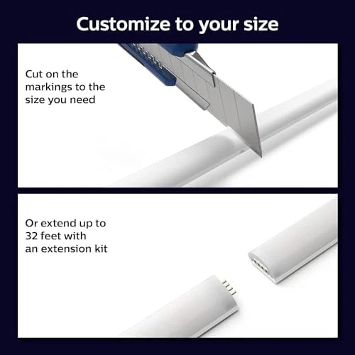 Indoor Smart LED Light Strip Base Kit with Plug — LED Strip Lights, Philips