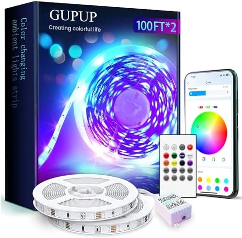 LED Lights Strip 100 FT — LED Strip Lights, GUPUP