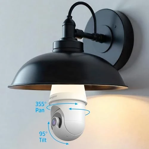 Smart 2K Light Bulb Security Camera — Security Camera, Energizer